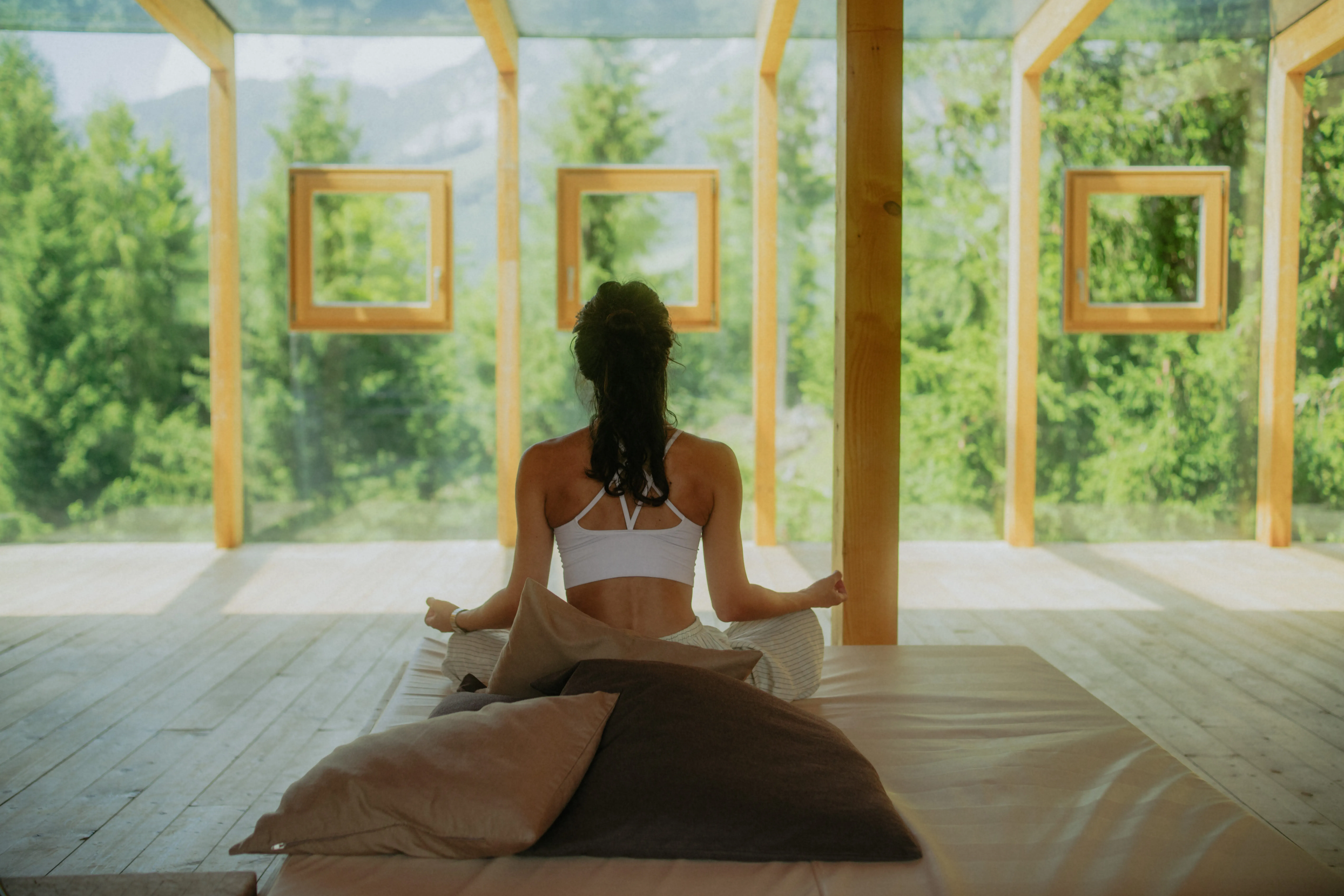 Meditace v odpočívárně